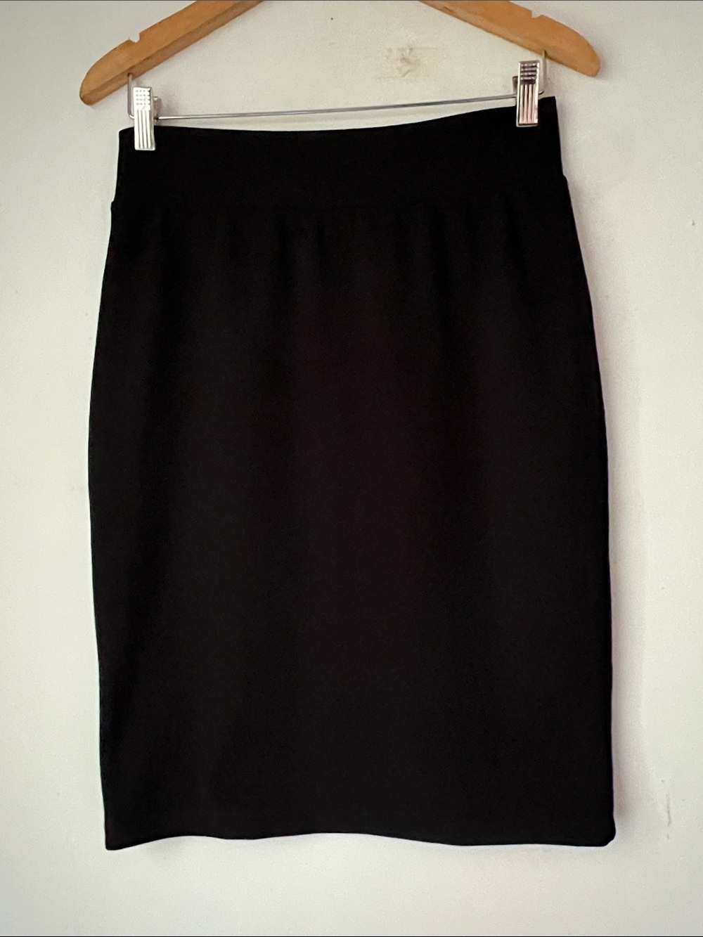 Clara Sun Woo Sz S Black Pencil Skirt - Sleek Professional Fit